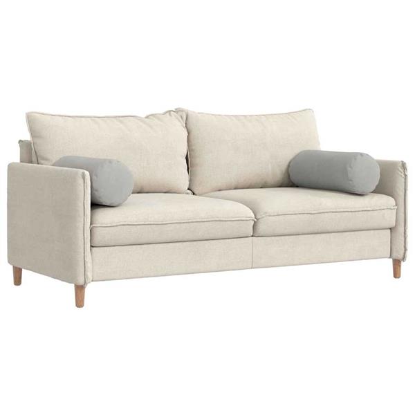 Grote foto vidaxl bolster kussens 2 pcs lichtgrijs 25 x 70 cm microvezel stof huis en inrichting woningdecoratie