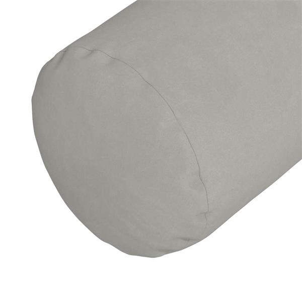 Grote foto vidaxl bolster kussens 2 pcs lichtgrijs 25 x 70 cm microvezel stof huis en inrichting woningdecoratie