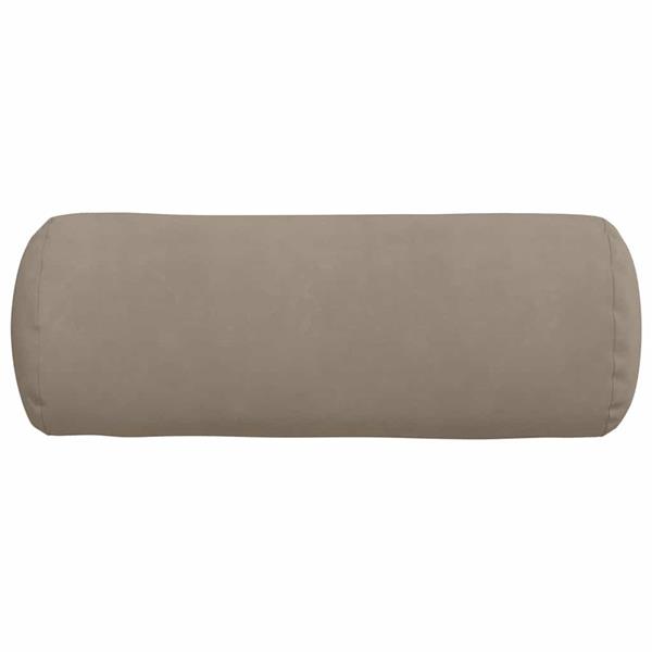 Grote foto vidaxl bolster kussens 2 pcs taupe 25 x 70 cm microvezel stof huis en inrichting woningdecoratie