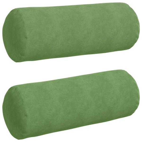 Grote foto vidaxl bolster kussens 2 pcs lichtgroen 25 x 70 cm katoen stof huis en inrichting woningdecoratie