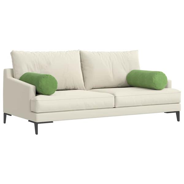 Grote foto vidaxl bolster kussens 2 pcs lichtgroen 25 x 70 cm katoen stof huis en inrichting woningdecoratie