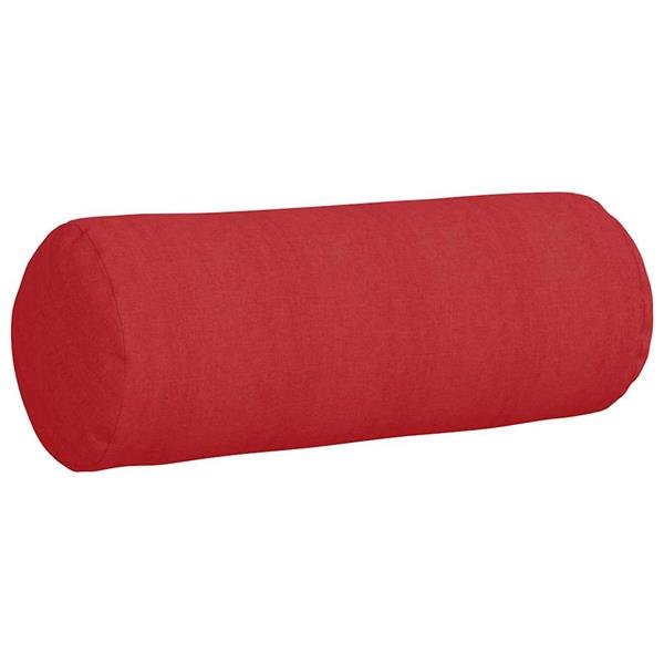 Grote foto vidaxl bolster kussens 2 pcs rood 25 x 70 cm stof huis en inrichting woningdecoratie