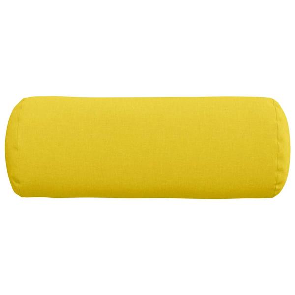 Grote foto vidaxl bolster kussens 2 pcs lichtgeel 25 x 70 cm stof huis en inrichting woningdecoratie