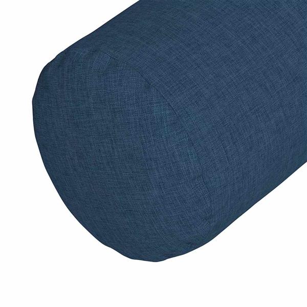 Grote foto vidaxl bolster kussens 2 pcs blauw 25 x 70 cm stof huis en inrichting woningdecoratie
