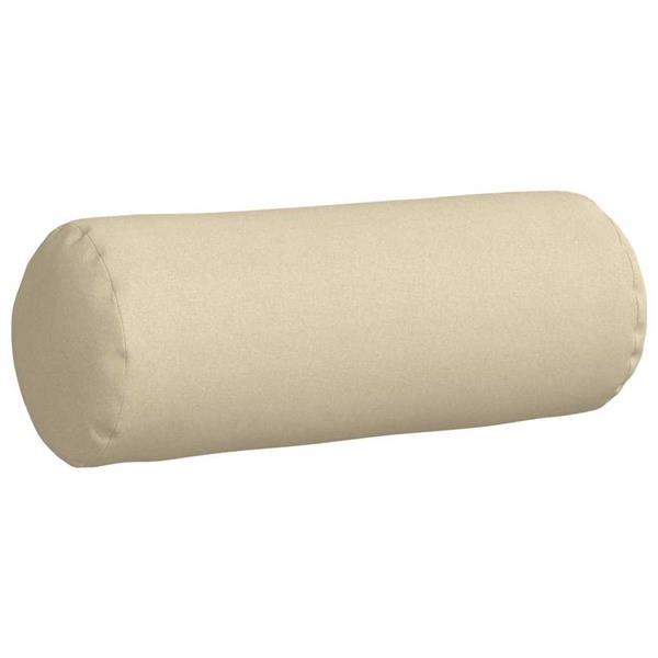 Grote foto vidaxl bolster kussens 2 pcs cr me 25 x 70 cm stof huis en inrichting woningdecoratie