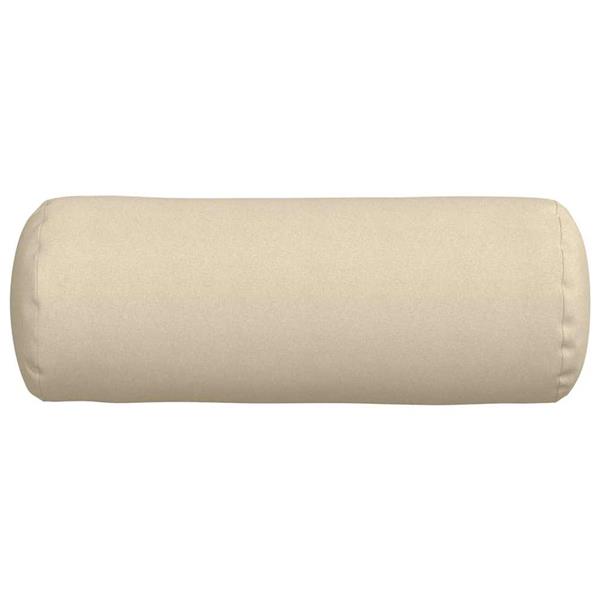 Grote foto vidaxl bolster kussens 2 pcs cr me 25 x 70 cm stof huis en inrichting woningdecoratie