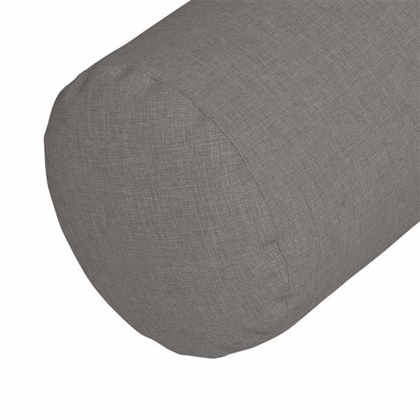Grote foto vidaxl bolster kussens 2 pcs taupe 25 x 70 cm stof huis en inrichting woningdecoratie