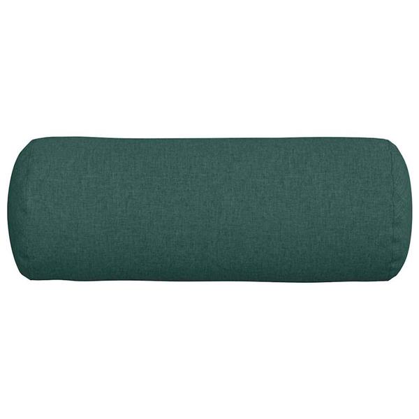 Grote foto vidaxl bolster kussens 2 pcs donkergroen 25 x 70 cm stof huis en inrichting woningdecoratie