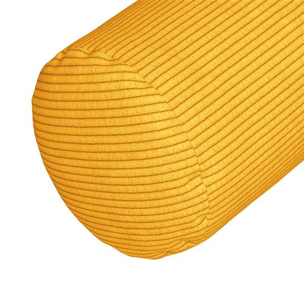 Grote foto vidaxl bolster kussens 2 pcs lichtgeel 15 x 40 cm katoen stof huis en inrichting woningdecoratie
