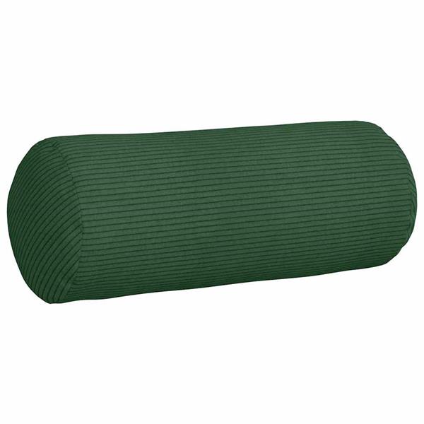 Grote foto vidaxl bolster kussens 2 pcs donkergroen 15 x 40 cm katoen stof huis en inrichting woningdecoratie