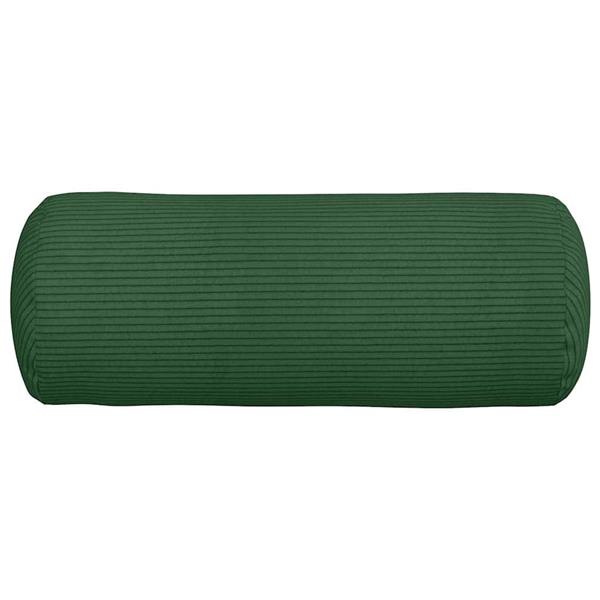 Grote foto vidaxl bolster kussens 2 pcs donkergroen 15 x 40 cm katoen stof huis en inrichting woningdecoratie