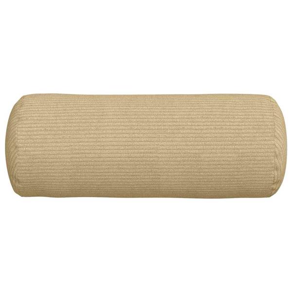 Grote foto vidaxl bolster kussens 2 pcs grijs groen 15 x 40 cm katoen stof huis en inrichting woningdecoratie