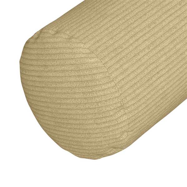 Grote foto vidaxl bolster kussens 2 pcs grijs groen 15 x 40 cm katoen stof huis en inrichting woningdecoratie