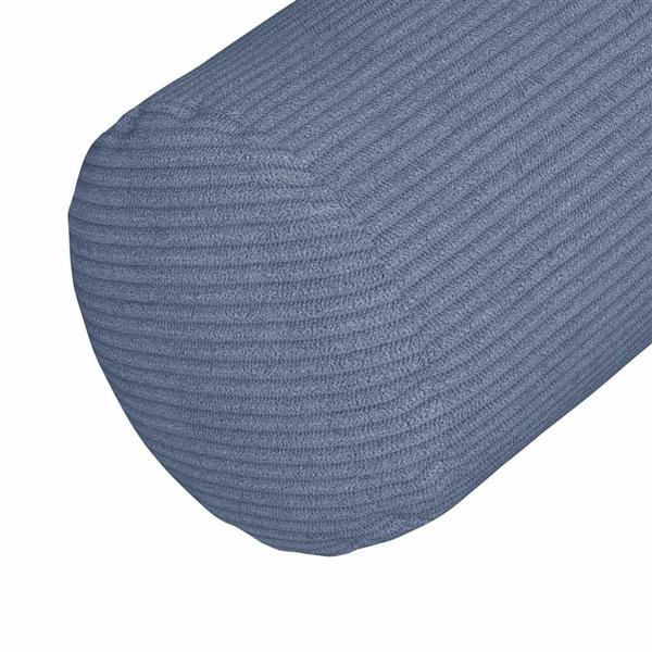Grote foto vidaxl bolster kussens 2 pcs blauw 15 x 40 cm katoen stof huis en inrichting woningdecoratie