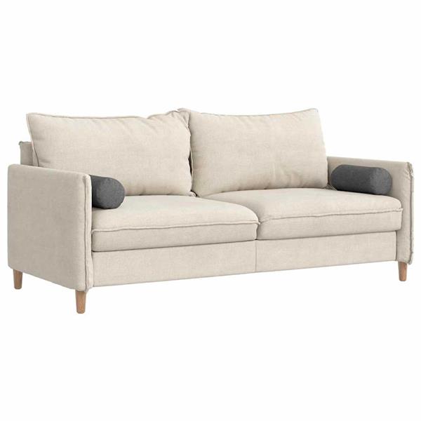 Grote foto vidaxl bolster kussens 2 pcs donkergrijs 15 x 40 cm katoen stof huis en inrichting woningdecoratie