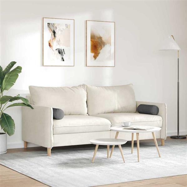 Grote foto vidaxl bolster kussens 2 pcs donkergrijs 15 x 40 cm katoen stof huis en inrichting woningdecoratie