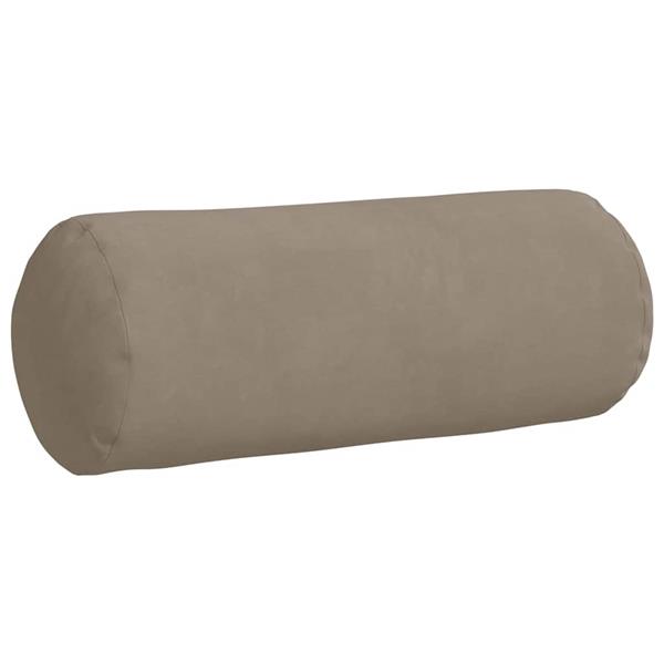 Grote foto vidaxl bolster kussens 2 pcs taupe 15 x 40 cm microvezel stof huis en inrichting woningdecoratie