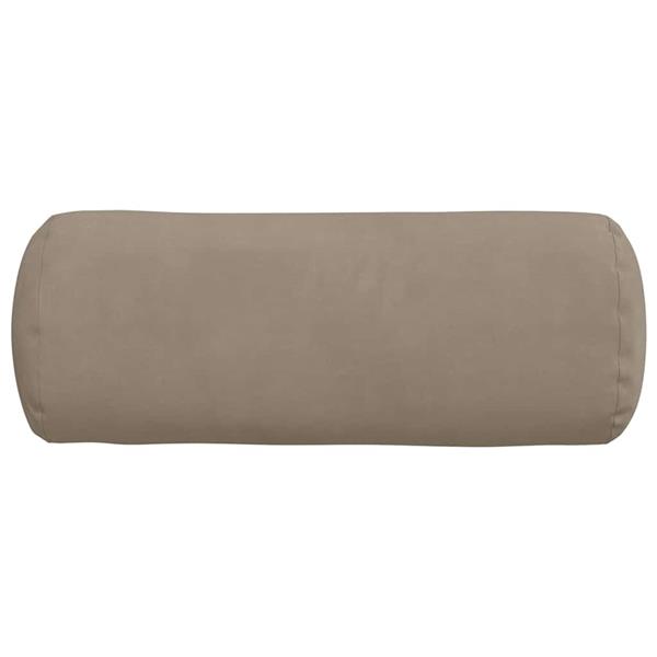 Grote foto vidaxl bolster kussens 2 pcs taupe 15 x 40 cm microvezel stof huis en inrichting woningdecoratie