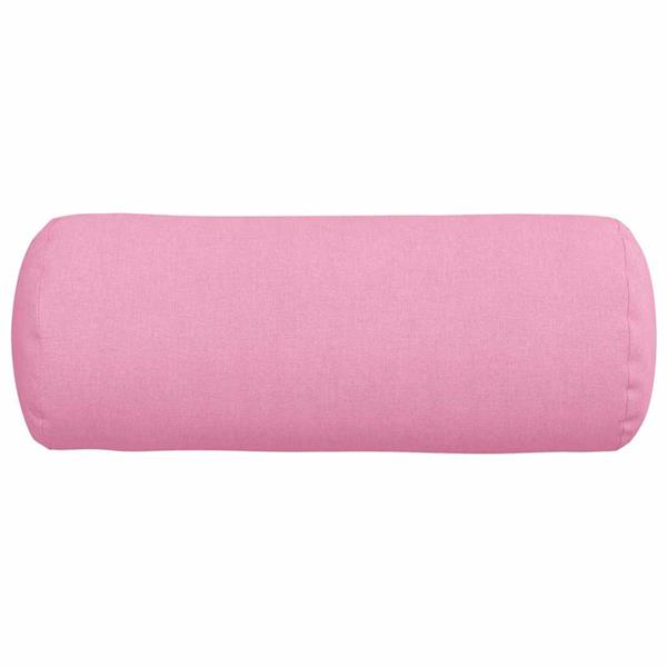 Grote foto vidaxl bolster kussens 2 pcs roze 15 x 40 cm stof huis en inrichting woningdecoratie
