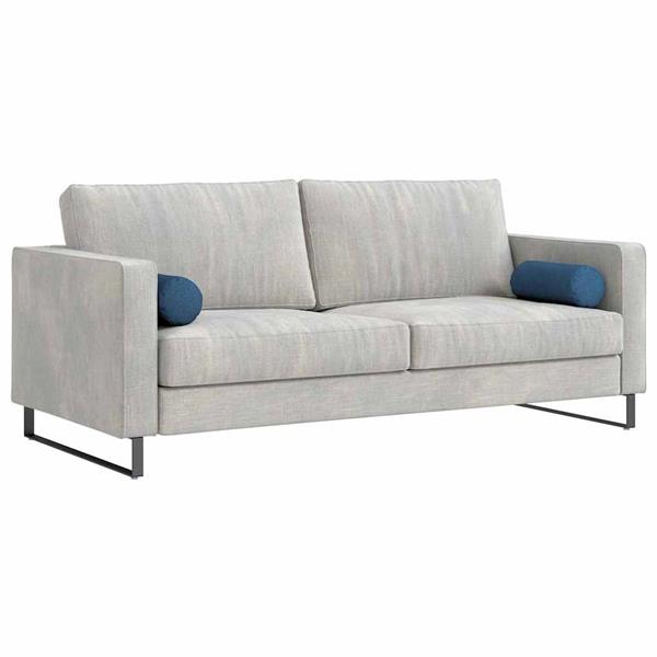 Grote foto vidaxl bolster kussens 2 pcs blauw 15 x 40 cm stof huis en inrichting woningdecoratie