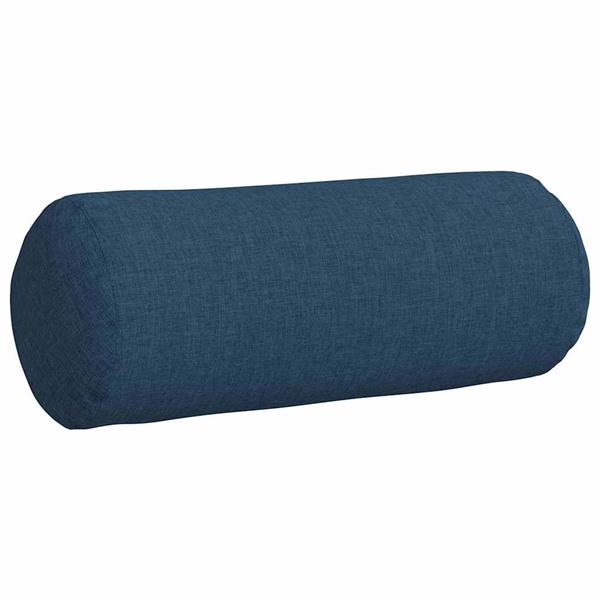 Grote foto vidaxl bolster kussens 2 pcs blauw 15 x 40 cm stof huis en inrichting woningdecoratie