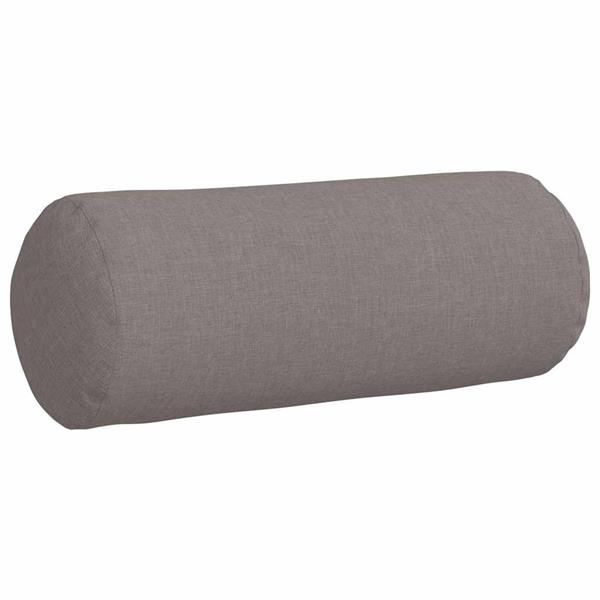 Grote foto vidaxl bolster kussens 2 pcs taupe 15 x 40 cm stof huis en inrichting woningdecoratie