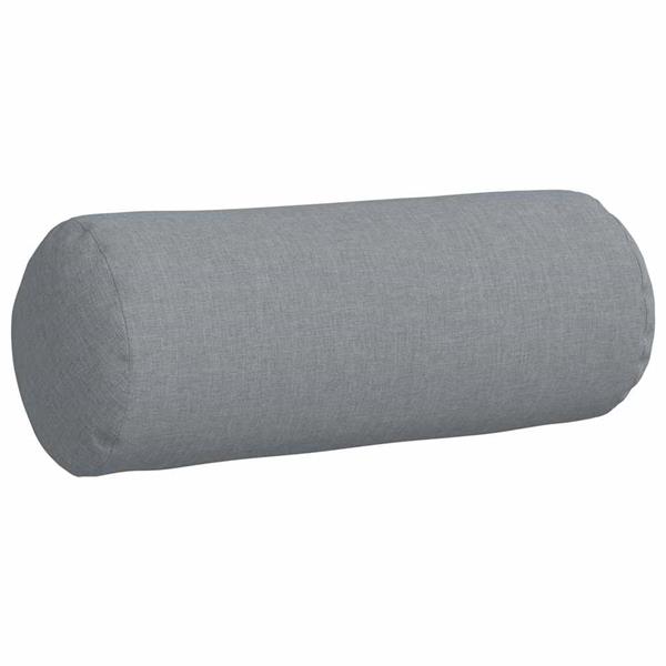 Grote foto vidaxl bolster kussens 2 pcs lichtgrijs 15 x 40 cm stof huis en inrichting woningdecoratie
