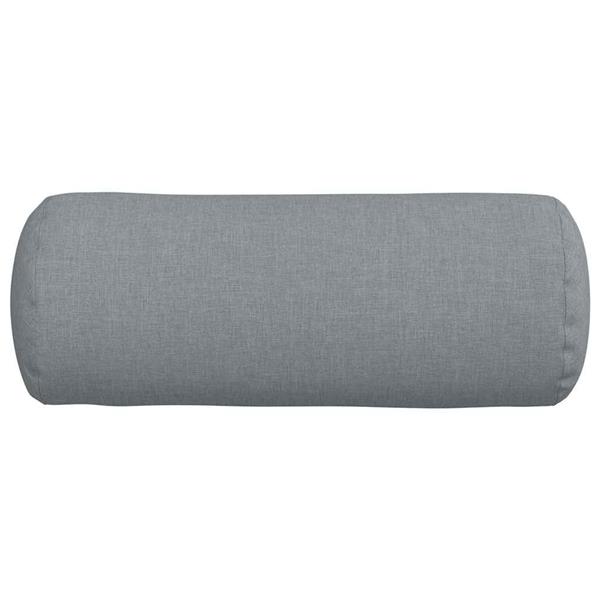 Grote foto vidaxl bolster kussens 2 pcs lichtgrijs 15 x 40 cm stof huis en inrichting woningdecoratie