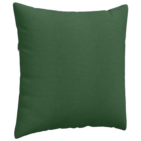 Grote foto vidaxl sofa kussens 2 pcs donkergroen 80 x 80 cm katoen stof huis en inrichting woningdecoratie