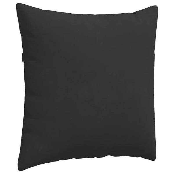 Grote foto vidaxl sofa kussens 2 pcs zwart 80 x 80 cm stof huis en inrichting woningdecoratie