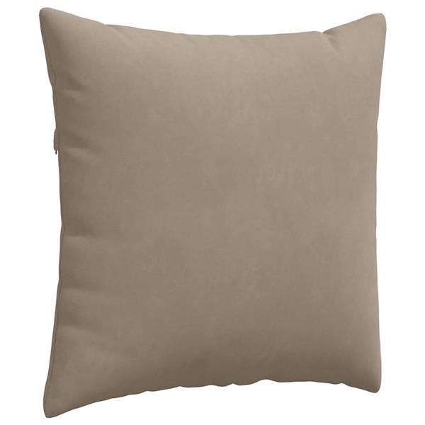 Grote foto vidaxl sofa kussens 2 pcs taupe 80 x 80 cm stof huis en inrichting woningdecoratie
