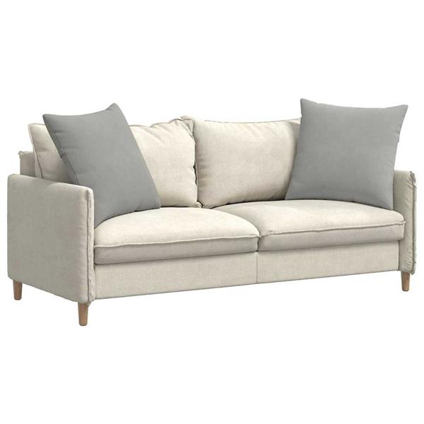 Grote foto vidaxl sofa kussens 2 pcs lichtgrijs 80 x 80 cm stof huis en inrichting woningdecoratie