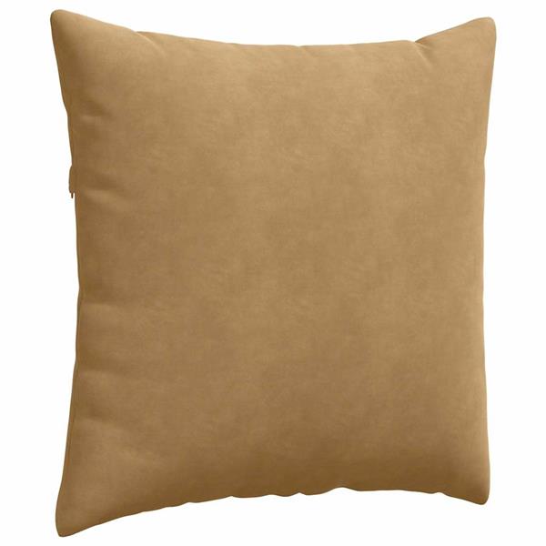 Grote foto vidaxl sofa kussens 2 pcs bruin 80 x 80 cm katoen stof huis en inrichting woningdecoratie