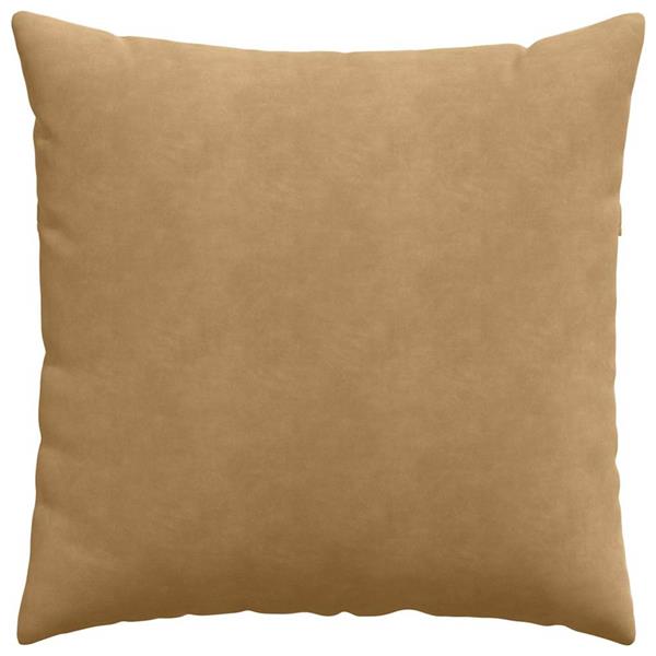 Grote foto vidaxl sofa kussens 2 pcs bruin 80 x 80 cm katoen stof huis en inrichting woningdecoratie