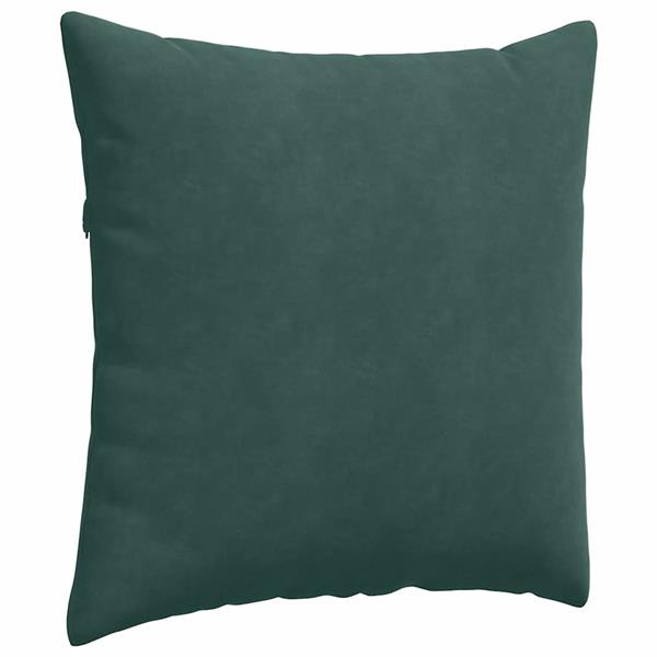 Grote foto vidaxl sofa kussens 2 pcs donkergroen 80 x 80 cm katoen stof huis en inrichting woningdecoratie