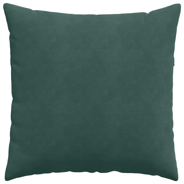 Grote foto vidaxl sofa kussens 2 pcs donkergroen 80 x 80 cm katoen stof huis en inrichting woningdecoratie