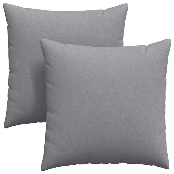 Grote foto vidaxl sofa kussens 2 pcs lichtgrijs 80 x 80 cm stof huis en inrichting woningdecoratie