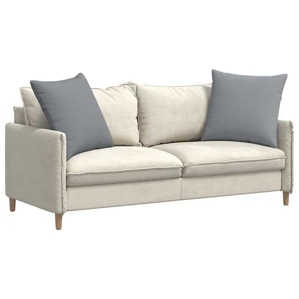 Grote foto vidaxl sofa kussens 2 pcs lichtgrijs 80 x 80 cm stof huis en inrichting woningdecoratie