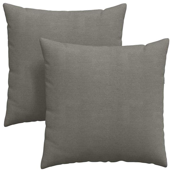 Grote foto vidaxl sofa kussens 2 pcs lichtgrijs 60 x 60 cm katoen stof huis en inrichting woningdecoratie
