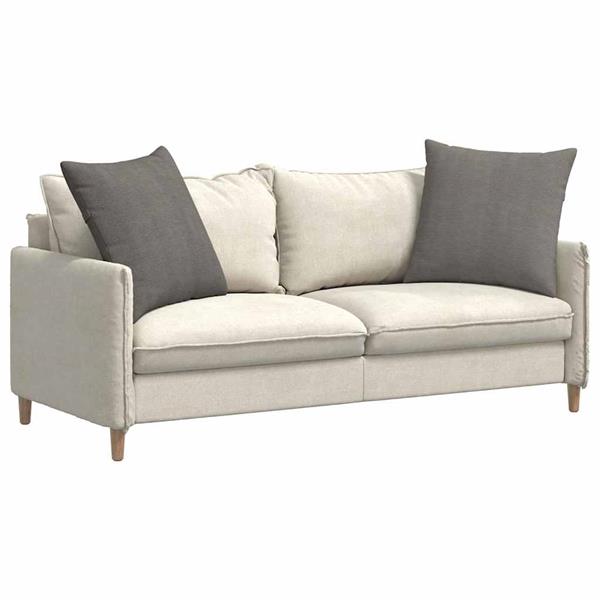 Grote foto vidaxl sofa kussens 2 pcs lichtgrijs 60 x 60 cm katoen stof huis en inrichting woningdecoratie