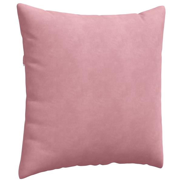Grote foto vidaxl sofa kussens 2 pcs roze 60 x 60 cm katoen stof huis en inrichting woningdecoratie