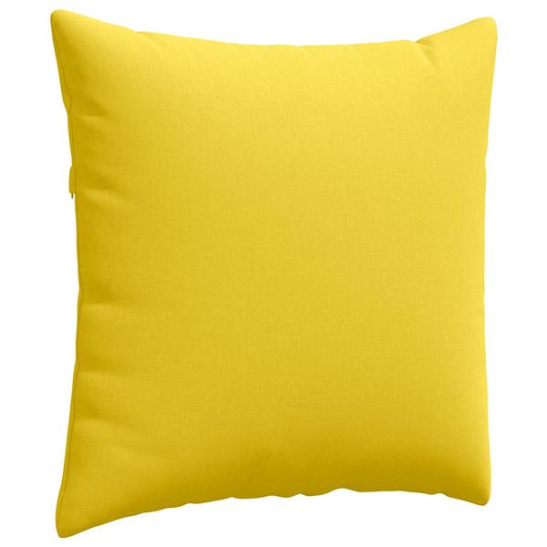 Grote foto vidaxl sofa kussens 2 pcs lichtgeel 60 x 60 cm stof huis en inrichting woningdecoratie