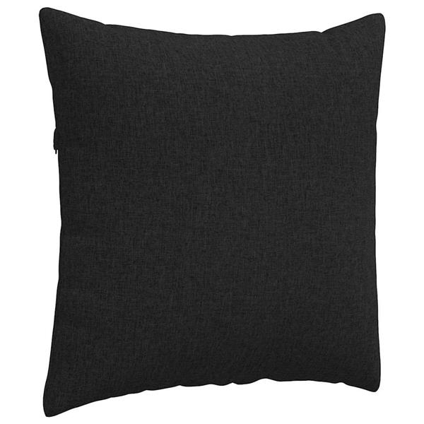 Grote foto vidaxl sofa kussens 2 pcs zwart 60 x 60 cm stof huis en inrichting woningdecoratie