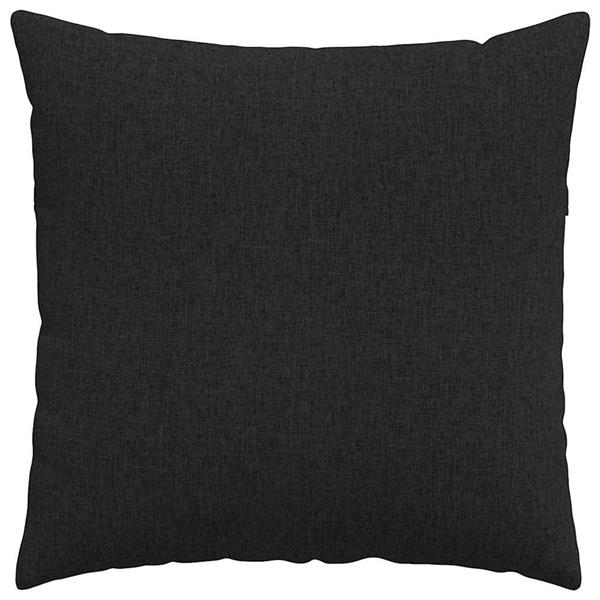 Grote foto vidaxl sofa kussens 2 pcs zwart 60 x 60 cm stof huis en inrichting woningdecoratie