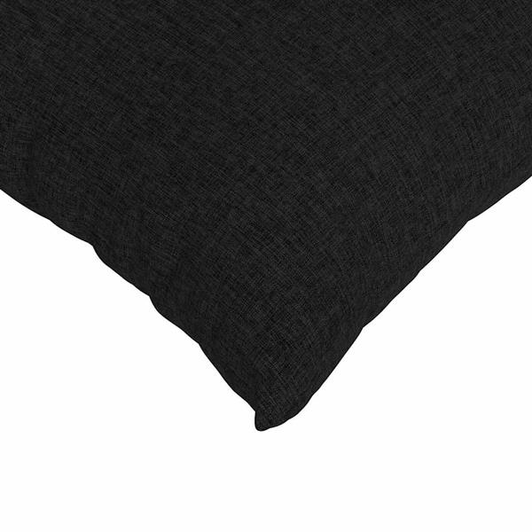 Grote foto vidaxl sofa kussens 2 pcs zwart 60 x 60 cm stof huis en inrichting woningdecoratie