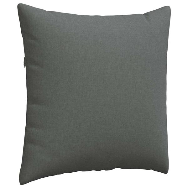 Grote foto vidaxl sofa kussens 2 pcs donkergrijs 60 x 60 cm stof huis en inrichting woningdecoratie