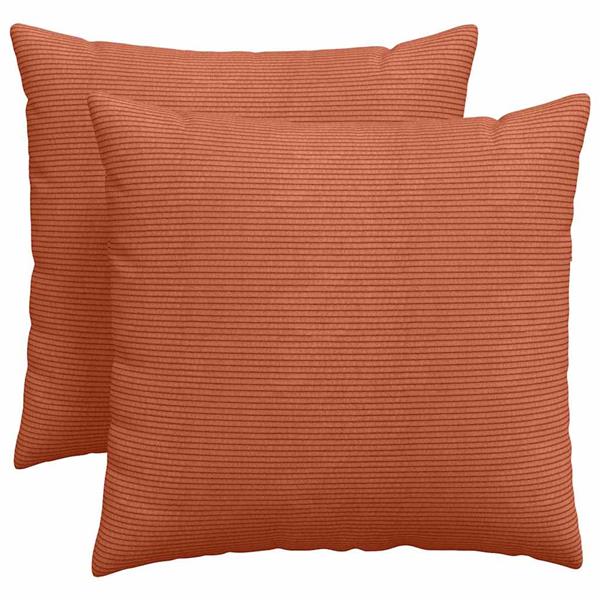 Grote foto vidaxl sofa kussens 2 pcs rood oranje 50 x 50 cm katoen stof huis en inrichting woningdecoratie