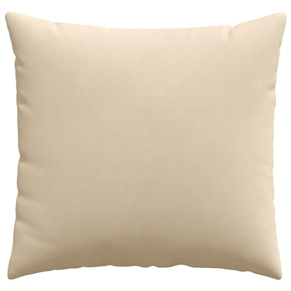 Grote foto vidaxl sofa kussens 2 pcs cr me 50 x 50 cm stof huis en inrichting woningdecoratie