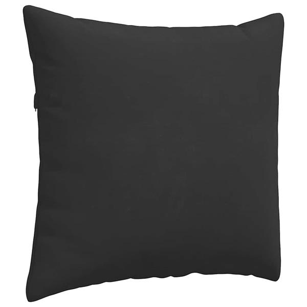 Grote foto vidaxl sofa kussens 2 pcs zwart 50 x 50 cm stof huis en inrichting woningdecoratie