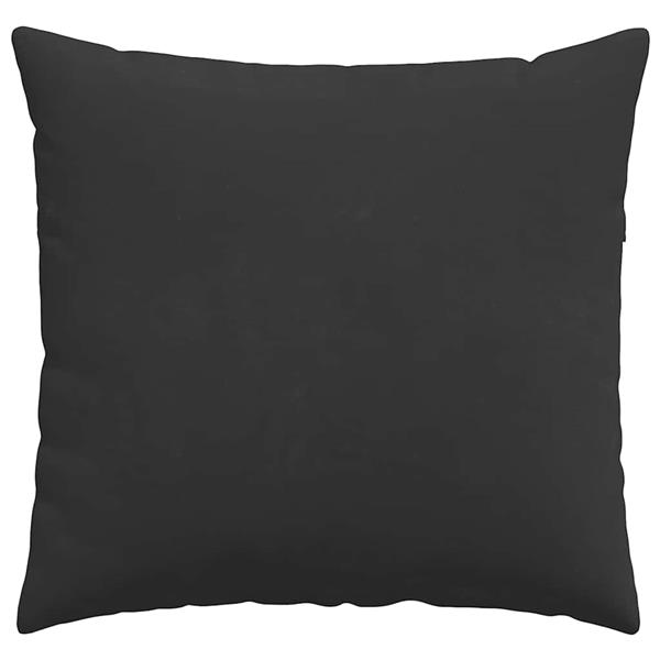 Grote foto vidaxl sofa kussens 2 pcs zwart 50 x 50 cm stof huis en inrichting woningdecoratie